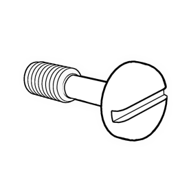 GB837一字盤頭機螺釘不脫出倒角