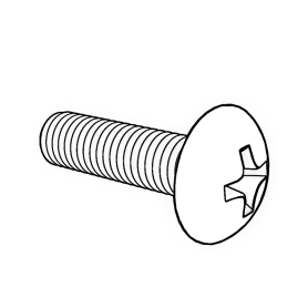 ANSI/ASME B18.6.3T細牙 十字大扁頭機螺釘細牙