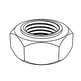 DIN2510-5TF六角帶華司螺母